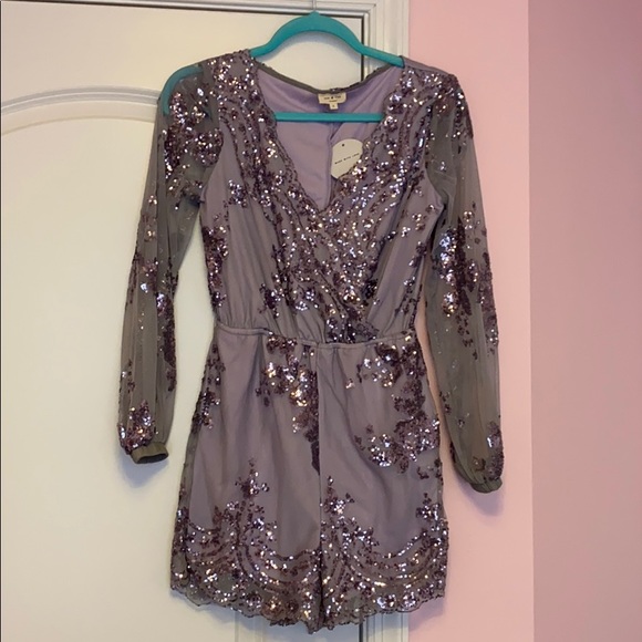 Tea n Cup Other - Tea & cup sequin romper